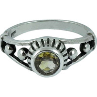 Big Secret Created! Citrine 925 Sterling Silver Rings