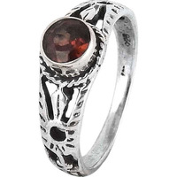 Passion! Garnet 925 Sterling Silver Ring