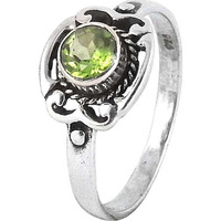 Big Secret Created !! Peridot 925 Sterling Silver Ring