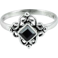 Corrico Lake ! Black Onyx 925 Sterling Silver Ring