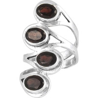 Excellent!! Garnet 925 Sterling Silver Rings