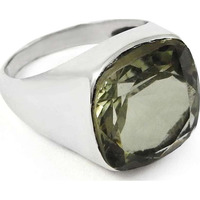 Passion!! Green Amethyst 925 Sterling Silver Ring