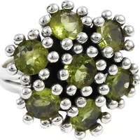 Fantastic 925 Silver Peridot Ring