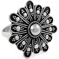 Beautiful Rava Work 925 Silver Ring Wholesale