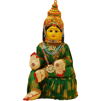 Lakshmi Devi Body with Face for Pooja Decoration (15*7 Inches)