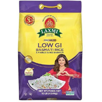 Laxmi Diabetic Friendly Basmati Rice with Lower G.I. Index Value - 10 Lb (4.5 Kg)