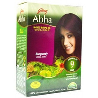 Case of 24 - Godrej Abha Henna Burgundy - 60 Gm (2.1 Oz)