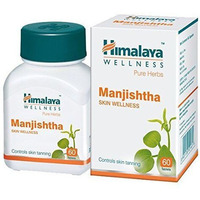 Case of 10 - Himalaya Manjishta Skin Wellness - 60 Tablets (2 Oz)