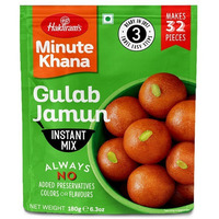 Case of 24 - Haldiram's Minute Khana Gulab Jamun Mix - 180 Gm (6.3 Oz)