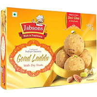 Case of 20 - Jabsons Gond Laddu With Dry Fruits - 400 Gm (14.1 Oz)