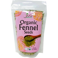 Case of 24 - Jiva Organics Organic Fennel Seeds - 200 Gm (7 Oz)