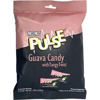Case of 80 - Pass Pass Pulse Raw Guava Candy 25 Pc - 100 Gm (3.5 Oz)