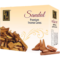 Case of 12 - Zed Black Sandal Incense Sticks Cones
