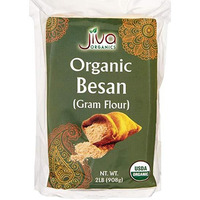 Case of 12 - Jiva Organics Organic Besan - 2 Lb (908 Gm)