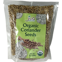 Case of 24 - Jiva Organics Organic Coriander Seeds - 200 Gm (7 Oz)