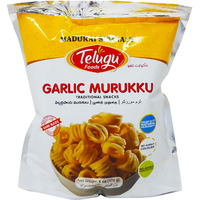 Case of 24 - Telugu Garlic Murukku -  170 Gm (6 Oz)