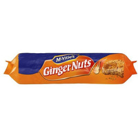 Case of 24 - Mcvitie's Ginger Nuts Cookies - 250 Gm (8.8 Oz)
