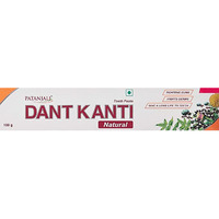 Case of 60 - Patanjali Dant Kanti Natural Toothpaste - 100 Gm (3.5 Oz)