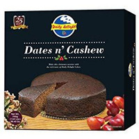 Case of 12 - Daily Delight Dates N' Cashew Cake - 700 Gm (24.7 Oz)