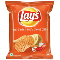 Case of 60 - Lay's West Indies Hot 'N' Sweet Chilli Potato Chips - 50 Gm (1.76 Oz)