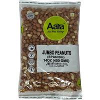 Case of 20 - Aara Jumbo Peanuts - 400 Gm (14 Oz)