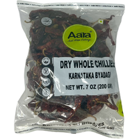 Case of 20 - Aara Dry Whole Karnataka Byadagi Chillies - 200 Gm (7 Oz)