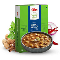 Case of 20 - Gits Heat & Eat Chana Masala Ready Meals - 300 Gm (10.5 Oz)