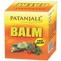 Case of 12 - Patanjali Balm Fast Relief - 25 Gm (0.88 Oz)