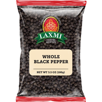 Case of 20 - Laxmi Black Pepper Whole - 100 Gm (3.5 Oz)