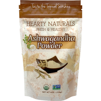 Case of 6 - Hearty Naturals Ashwangandha Powder - 4 Oz (113 Gm)