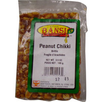 Case of 48 - Bansi Peanut Chikki - 3.5 Oz (100 Gm)