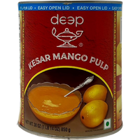 Case of 6 - Deep Kesar Mango Pulp - 850 Gm (1.87 Lb)