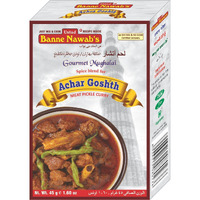 Case of 12 - Ustad Banne Nawab's Achar Goshth Masala - 1.6 Oz (45 Gm)