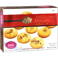 Case of 20 - Karachi Bakery Zeera Cumin Biscuits - 400 Gm (14.1 Oz)