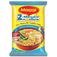 Case of 90 - Maggi 2 Minute Noodles No Onion No Garlic - 70 Gm (2.46 Oz)