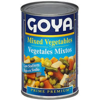 Case of 24 - Goya Mixed Vegetables Low Sodium - 15 Oz (425 Gm) [50% Off]
