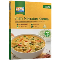 Case of 20 - Ashoka Shahi Navratan Korma Vegan Ready To Eat - 10 Oz (280 Gm)