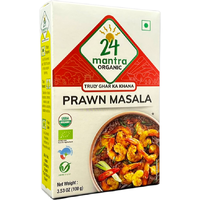 Case of 10 - 24 Mantra Organic Prawn Masala - 100 Gm (3.53 Oz)