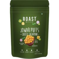 Case of 14 - Roast Foods Sorghum Jowar Puffs Cheesy Jalapeno - 70 Gm (2.46 Oz) [Fs]