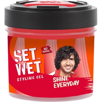 Case of 24 - Set Wet Styling Gel Shine Everyday - 250 Gm (8.7 Oz)