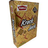 Case of 8 - Parle Krack Jack Original Sweet & Salty Crackers 8 Pack - 480 Gm (16.93 Oz)