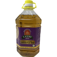 Case of 6 - Laxmi Cold Pressed Sesame Oil - 2 L (67.6 Fl Oz)
