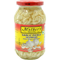 Case of 12 - Mother's Recipe Garlic Pickle In Vinegar - 500 Gm (1.1 Lb)