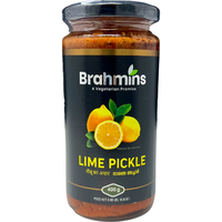 Case of 12 - Brahmins Lime Pickle - 400 Gm (14.1 Oz)