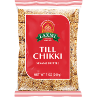 Case of 20 - Laxmi Till Chikki Sesame Brittle - 200 Gm (7 Oz)