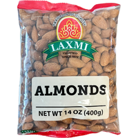 Case of 20 - Laxmi Almonds - 14 Oz (400 Gm)