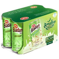 Case of 8 - Mtr 6 Pack Cans Badam Cardamom Drink - 180 Ml (6.08 Oz)