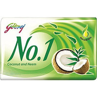 Case of 12 - Godrej No.1 Coconut & Neem Beauty Soap - 95 Gm (3.32 Oz)