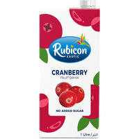 Case of 12 - Rubicon Cranberry Juice - 1 L (33.8 Fl Oz)