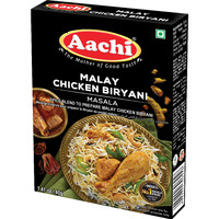 Case of 12 - Aachi Malay Chicken Biryani Masala - 40 Gm (1.4 Oz)